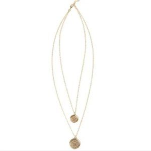 Double Coin Necklace